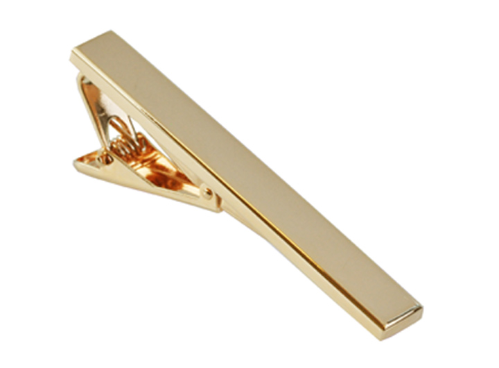 babette wasserman Flat Tie Bar Yellow Gold