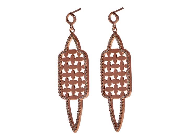 babette wasserman Istanbul Earrings Rose Gold