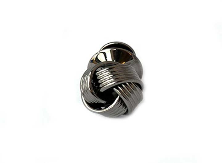 babette wasserman Knot Pin Black Rhodium