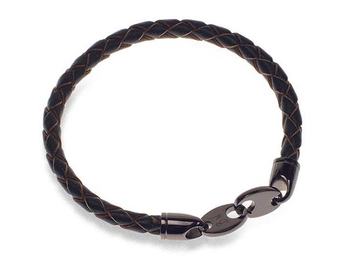 babette wasserman Link Leather Bracelet Green