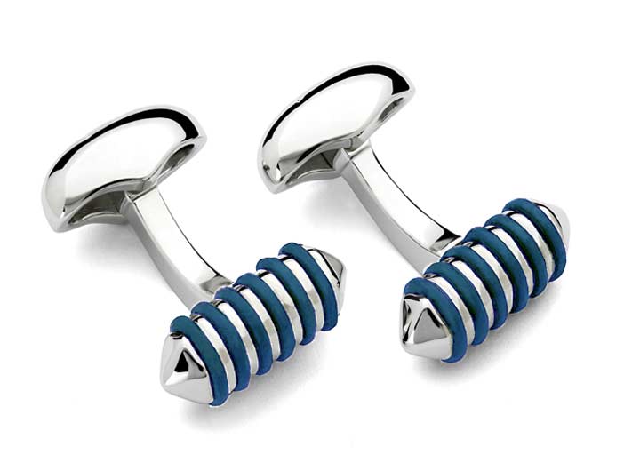 babette wasserman Liquorish Cufflinks Blue