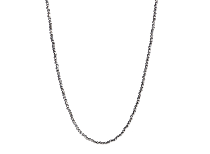 babette wasserman Moon Ball Necklace Silver
