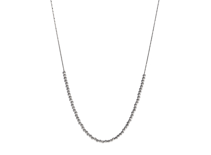 babette wasserman Moon Ball Sky Necklace Silver
