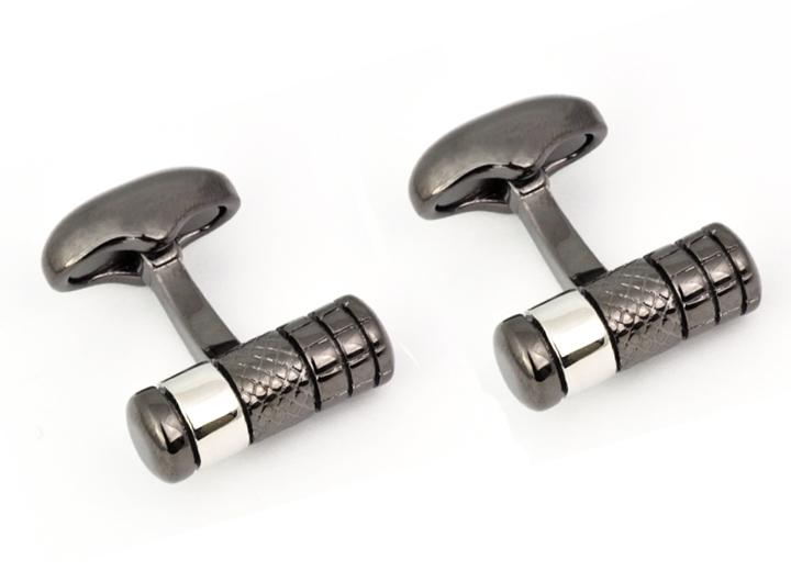 babette wasserman Rasp Cufflinks Black Rhodium