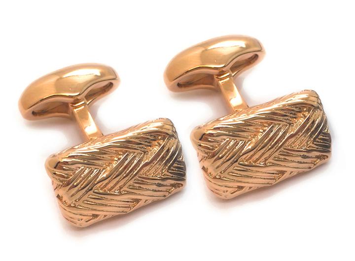 babette wasserman Roman Cufflinks Rose Gold