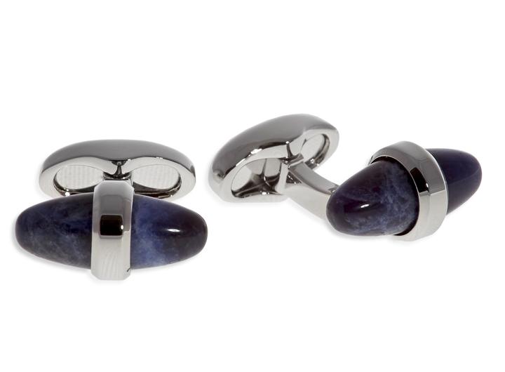 babette wasserman Sleek Bullet Cufflinks Sodalite