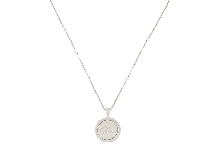 babette wasserman Twisting Oui Non Necklace Silver