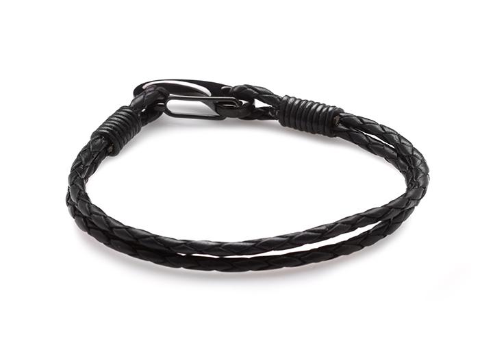 Babette Wasserman Demon Lobster Clasp Bracelet Black