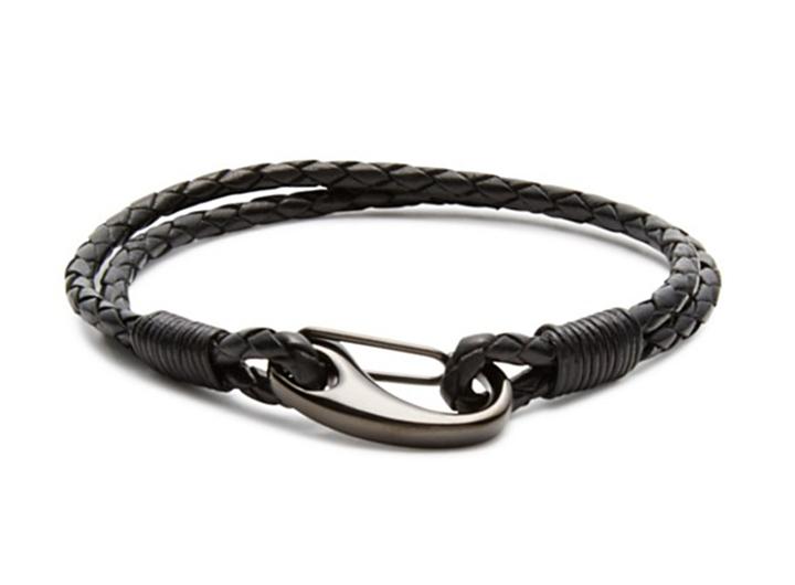babette wasserman Demon Lobster Clasp Bracelet Black