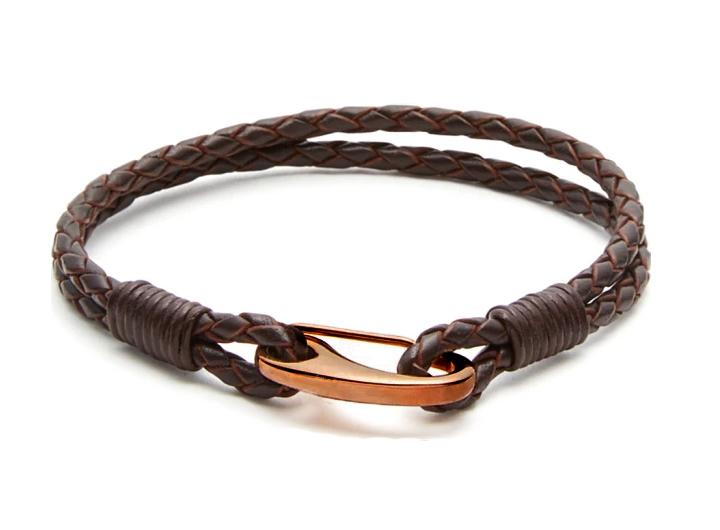 babette wasserman Demon Lobster Clasp Bracelet Brown