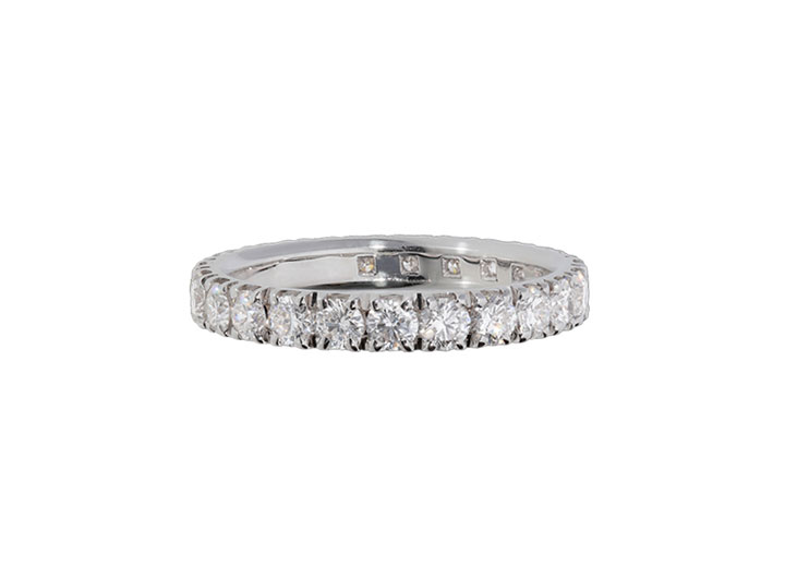 babette wasserman Diamond Eternity Ring 18ct White Gold