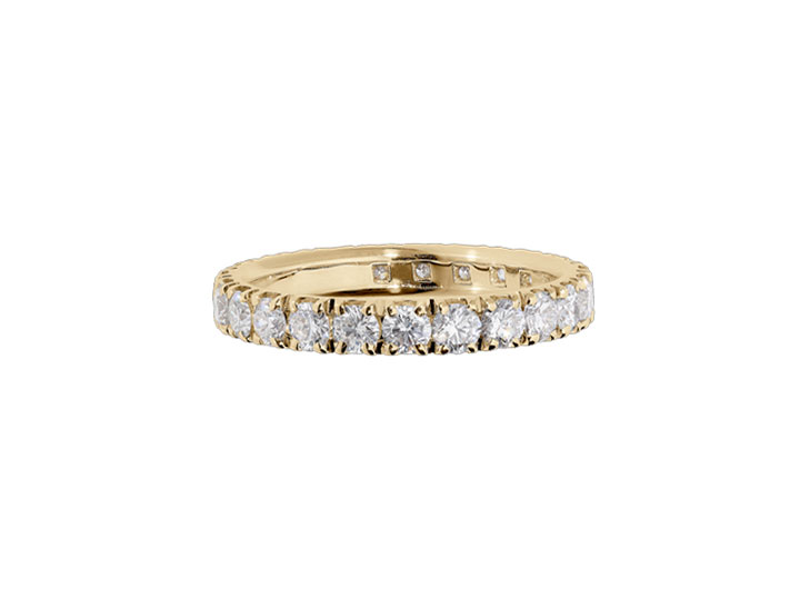 babette wasserman Diamond Eternity Ring 18ct Yellow Gold