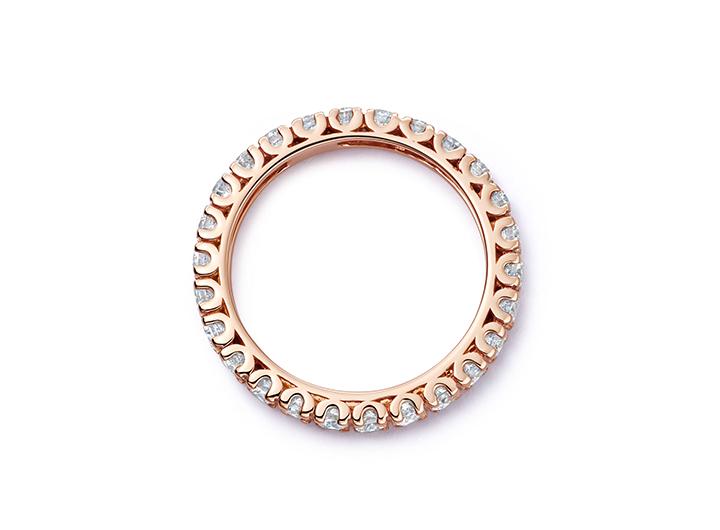 Babette Wasserman Diamond Eternity Ring With Split Setting