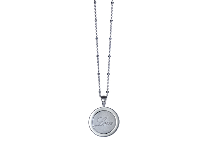 babette wasserman Twisting Love Forever Necklace Silver