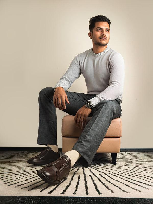 Bacco Bucci Bacca Bucci BOARDROOM Vegan Leather Sneakers BROWN