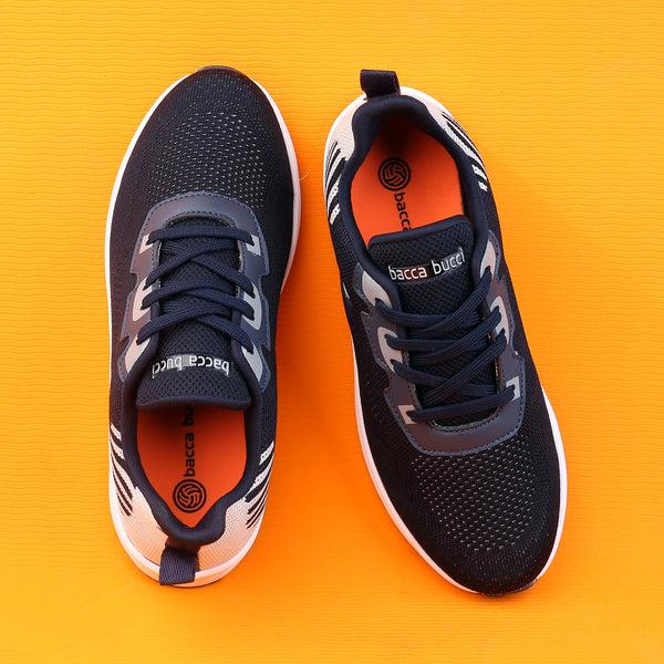 Bacco Bucci Bacca Bucci Boys Or Girls Essential Knit Running Sports Shoe (Age: 8 Year To 12 Years) BLUE