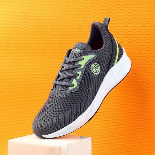 Bacco Bucci Bacca Bucci Boys Or Girls Essential Knit Running Sports Shoe (Age: 8 Year To 12 Years) GREY