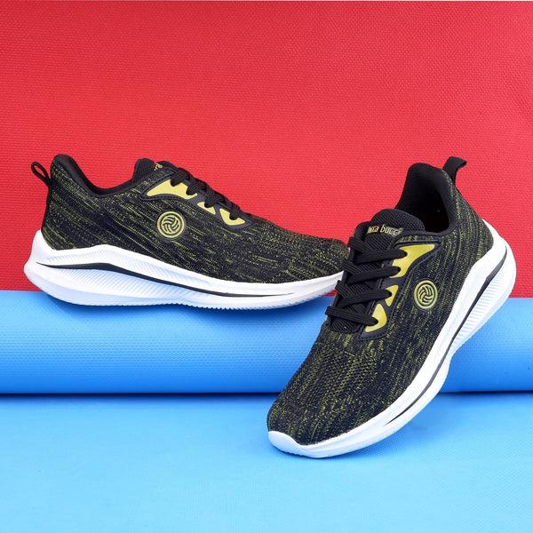 Bacco Bucci Bacca Bucci Boys Or Girls Essential Knit Running Sports Shoe (Age: 8 Year To 12 Years) OLIVE