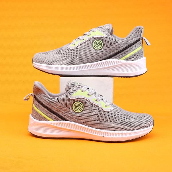 Bacco Bucci Bacca Bucci Boys Or Girls Essential Knit Running Sports Shoe (Age: 8 Year To 12 Years) LIGHT GREY