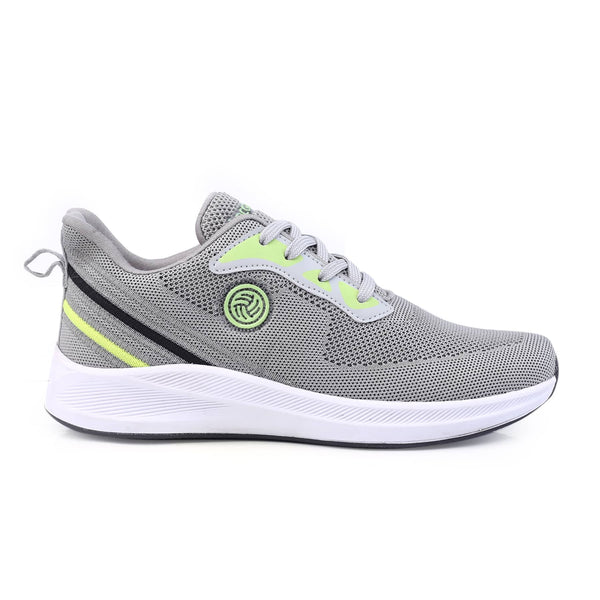 bacco bucci Bacca Bucci Boys or Girls Essential Knit Running Sports Shoe (Age: 8 year to 12 years) LIGHT GREY