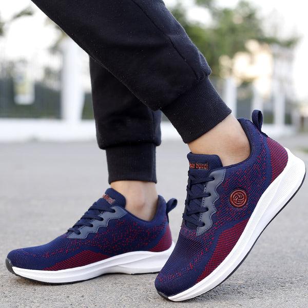 Bacco Bucci Bacca Bucci Boys Or Girls Essential Knit Running Sports Shoe (Age: 8 Year To 12 Years) BLUE