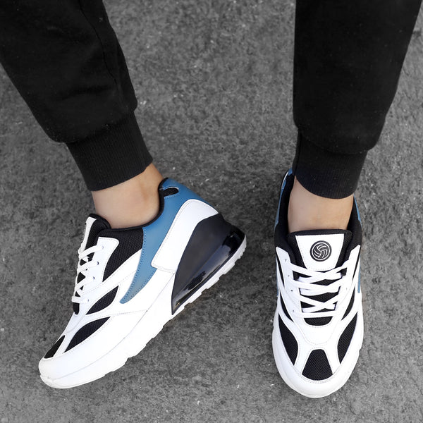 bacco bucci Bacca Bucci Boys or Girls Urban Retro Blocked Fashions Sneakers for Walking Running Partying & Fun (Age : 8 Years to 12 Years) WHITE