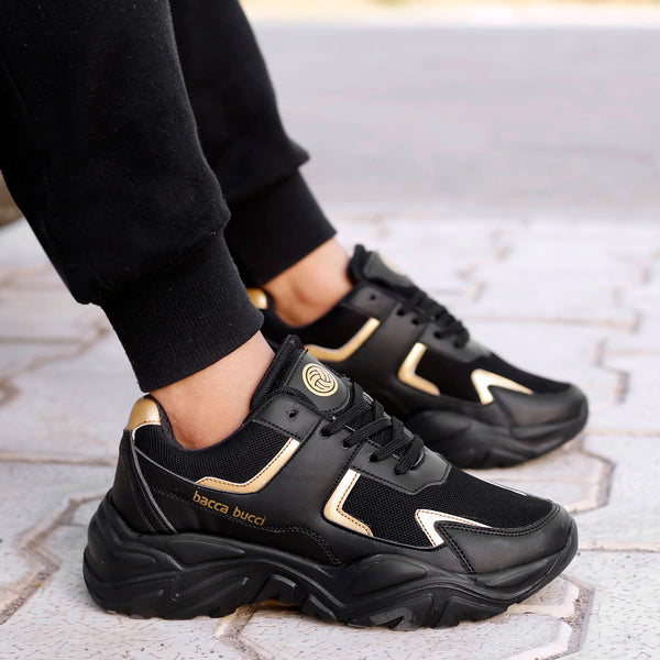 Bacco Bucci Bacca Bucci BUTTERCUP Women Chunky Platform Sneakers BLACK