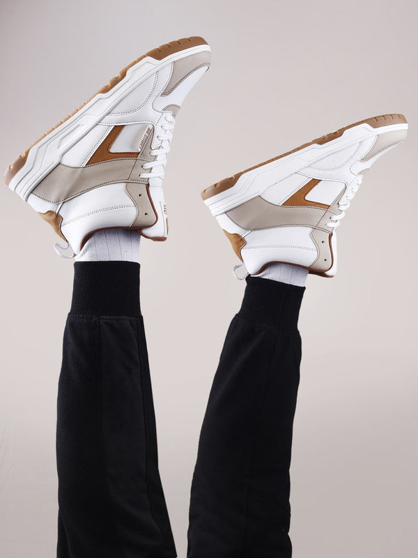 Bacco Bucci Bacca Bucci Cappuccino Skystompers WHITE:TAN