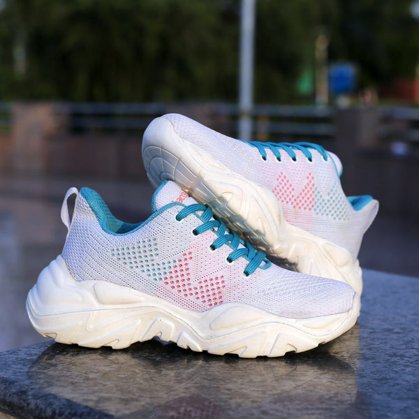 Bacco Bucci Bacca Bucci COOPER Low-top Platform Chunky Fashion Sneakers For Women WHITE