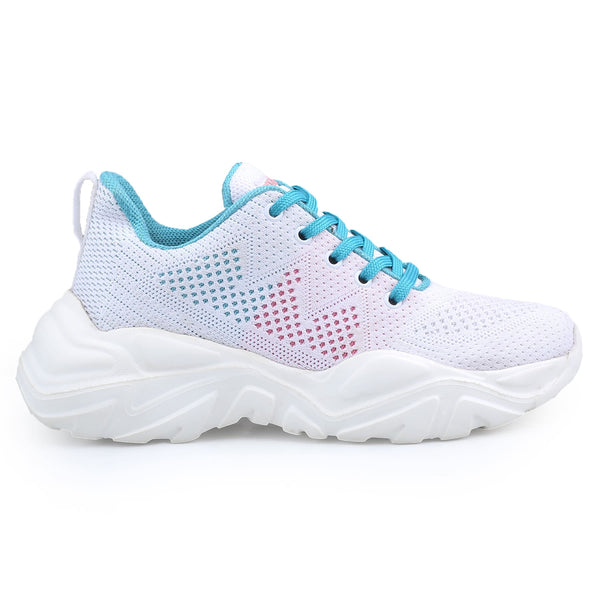 Bacco Bucci Bacca Bucci COOPER Low-top Platform Chunky Fashion Sneakers For Women WHITE