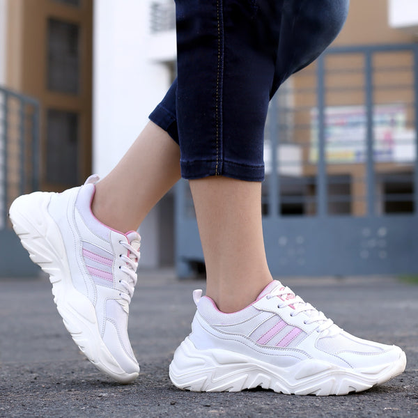 Bacco Bucci Bacca Bucci DAISY Women Chunky Platform Sneakers WHITE