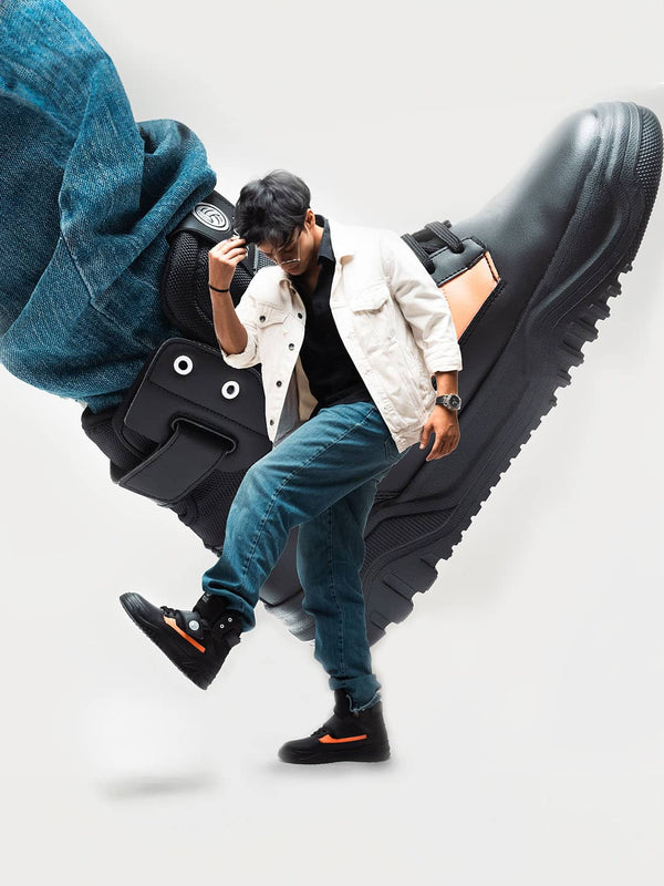 Bacco Bucci Bacca Bucci DENVER High-Top Sneakers COSMIC BLACK