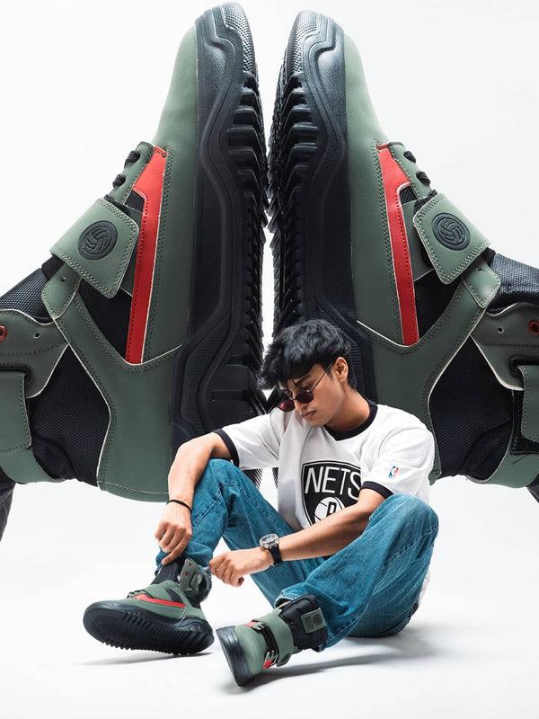 Bacco Bucci Bacca Bucci DENVER High-Top Sneakers MOSS GREEN