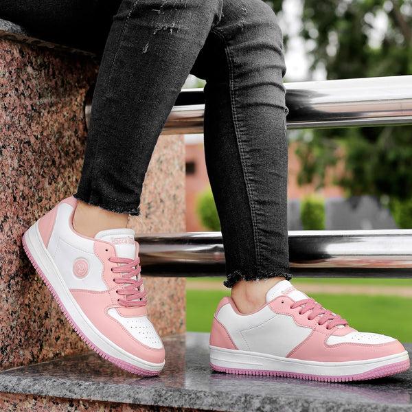 Bacco Bucci Bacca Bucci EMILY Low-top Flat Sole Sneakers For Women PEACH