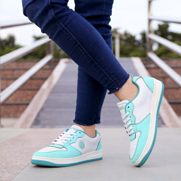 Bacco Bucci Bacca Bucci EMILY Low-top Flat Sole Sneakers For Women SEA GREEN