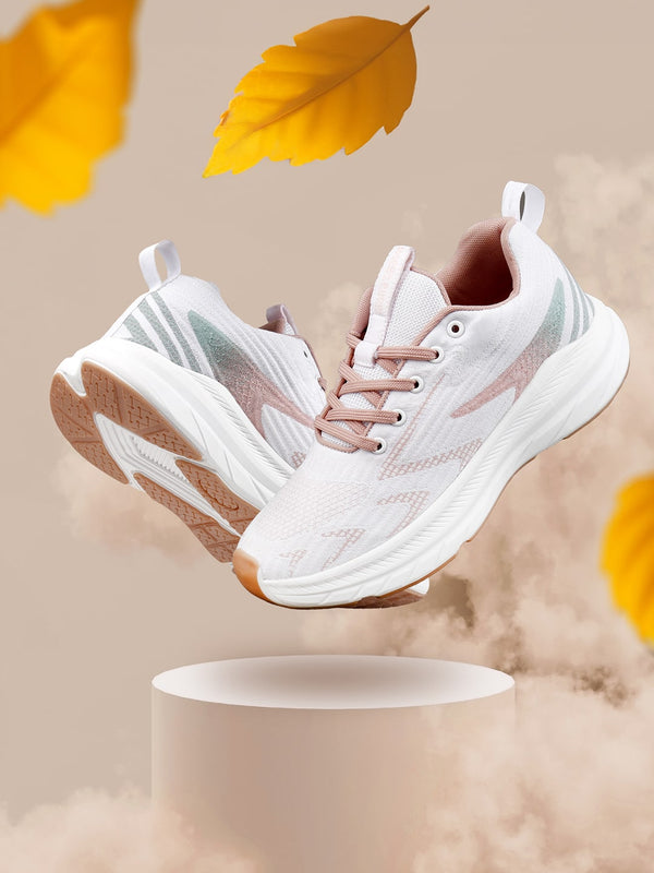 Bacco Bucci Bacca Bucci Endeavor Women's Running Shoes WHITE:PEACH