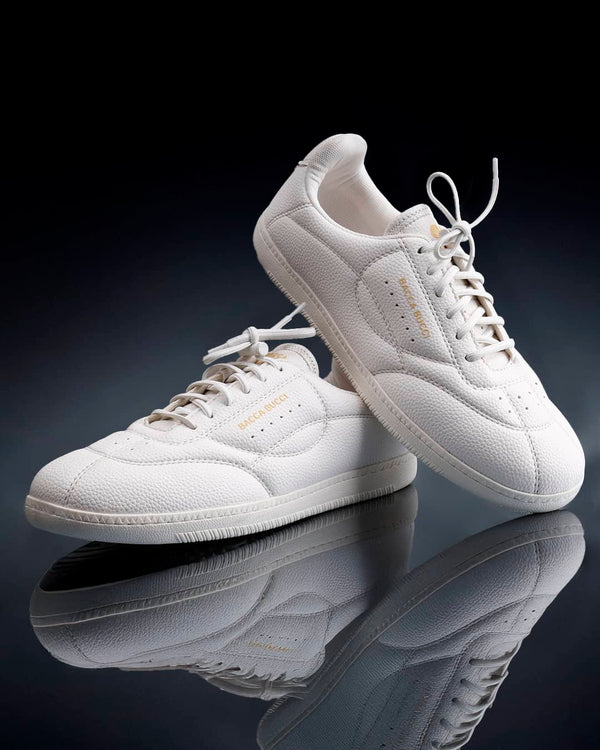 Bacco Bucci Bacca Bucci ESSENCE Low-Top Sneaker With Ortholite Insole & Elastic Laces MILKY MIST