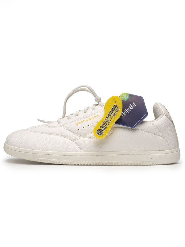 bacco bucci Bacca Bucci ESSENCE Low-Top Sneaker with Ortholite Insole & Elastic Laces MILKY MIST