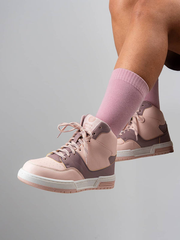 Bacco Bucci Bacca Bucci ETHEREA Women’s Pop High-Top Sneakers BABY PINK