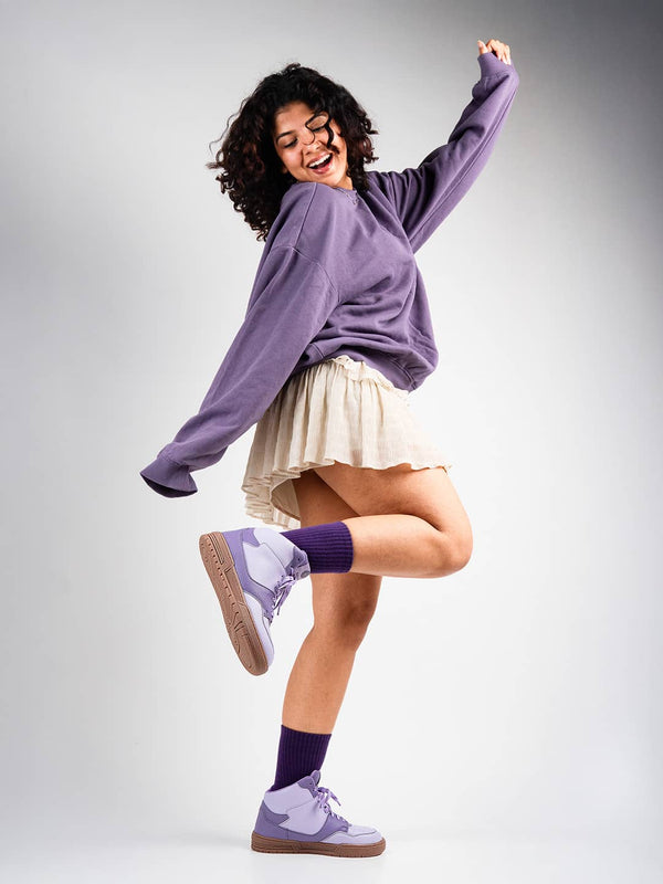 Bacco Bucci Bacca Bucci ETHEREA Women’s Pop High-Top Sneakers GRAPE POP