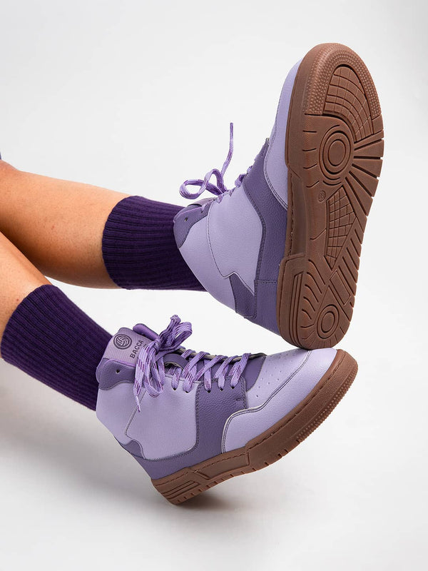 Bacco Bucci Bacca Bucci ETHEREA Women’s Pop High-Top Sneakers GRAPE POP
