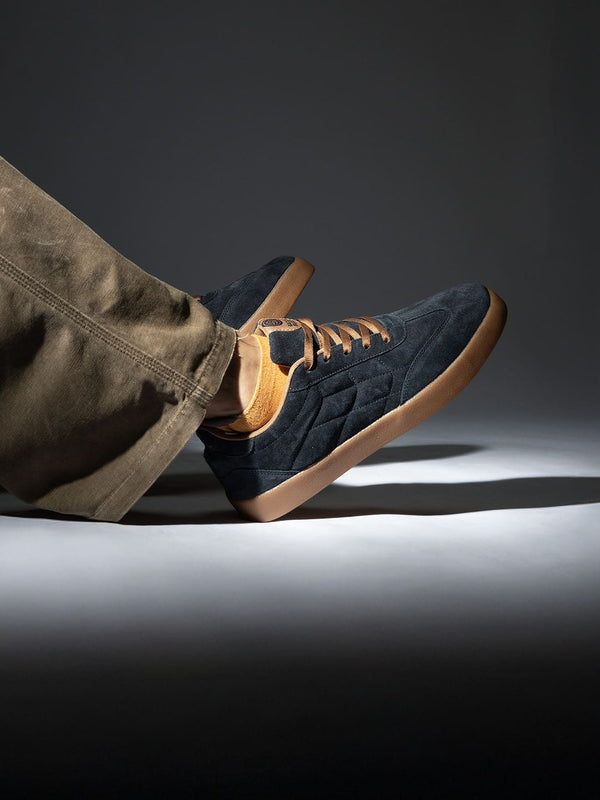Bacco Bucci Bacca Bucci Fresco – Suede Low-Top Sneakers For The Urban Nomad INDIGO DUNE