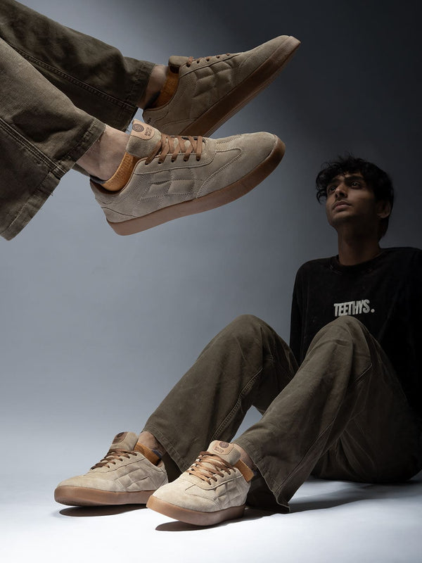 Bacco Bucci Bacca Bucci Fresco – Suede Low-Top Sneakers For The Urban Nomad SAHARA DRIFT