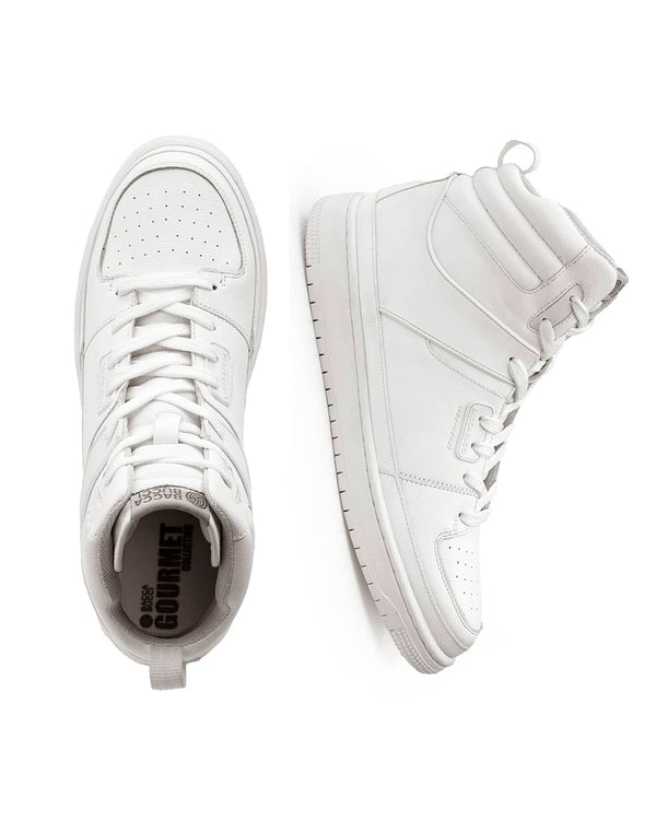 Bacco Bucci Bacca Bucci Gourmet Collection: High-Top Sneakers Inspired By Dessert Indulgence VANILLA