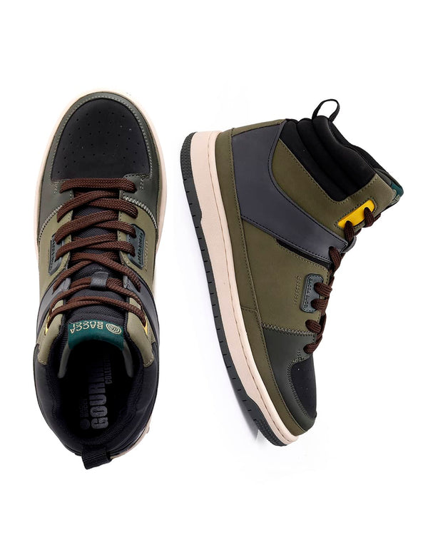 Bacco Bucci Bacca Bucci Gourmet Collection: High-Top Sneakers Inspired By Dessert Indulgence PISTACHIO
