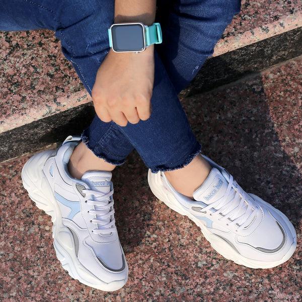 bacco bucci Bacca Bucci HARPER Low-top Platform Chunky Fashion Sneakers For Women WHITE