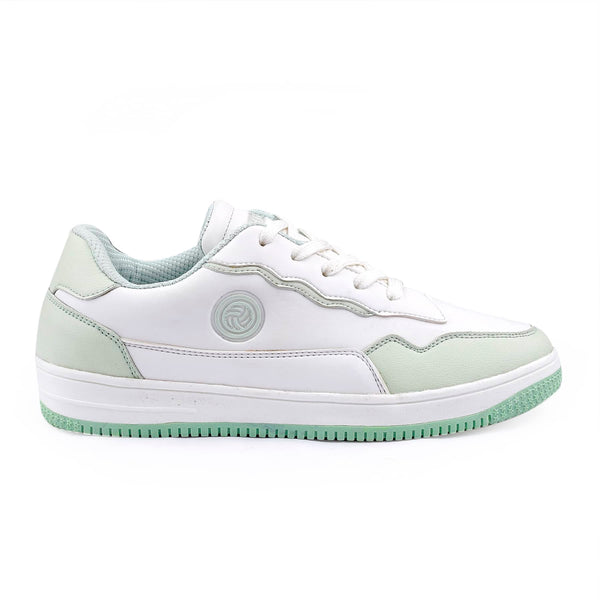 Bacco Bucci Bacca Bucci INFINITY Low Top Flat Sole Fashion Women's Sneakers SEA GREEN:WHITE
