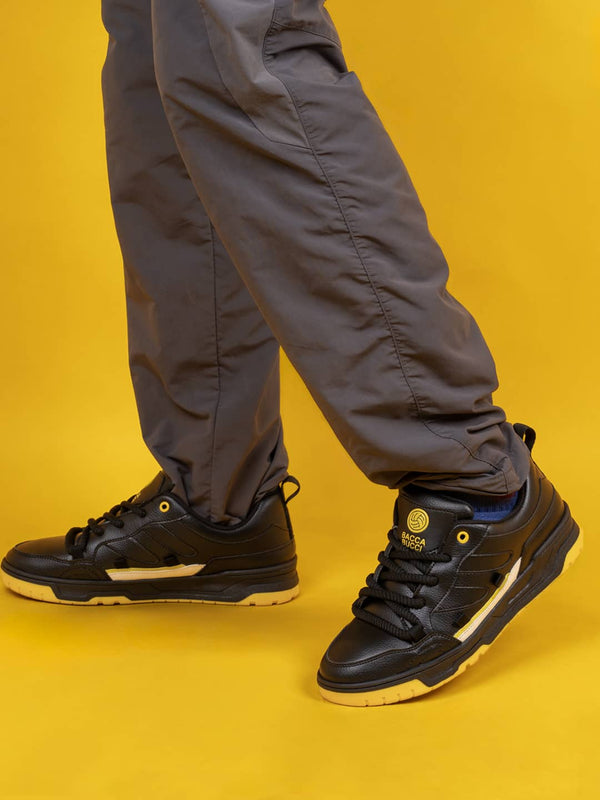 Bacco Bucci Bacca Bucci JACKSON Men's Low Top Sneakers BLACK