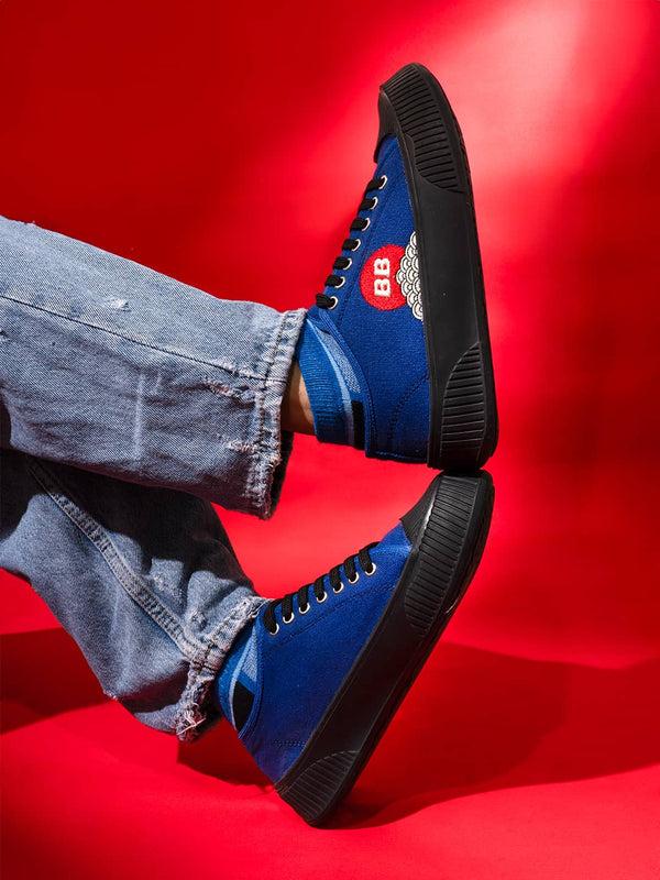 Bacco Bucci Bacca Bucci Kawaii Kicks Lace-up Sneakers BLUE