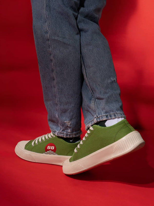 Bacco Bucci Bacca Bucci Kawaii Kicks Lace-up Sneakers GREEN